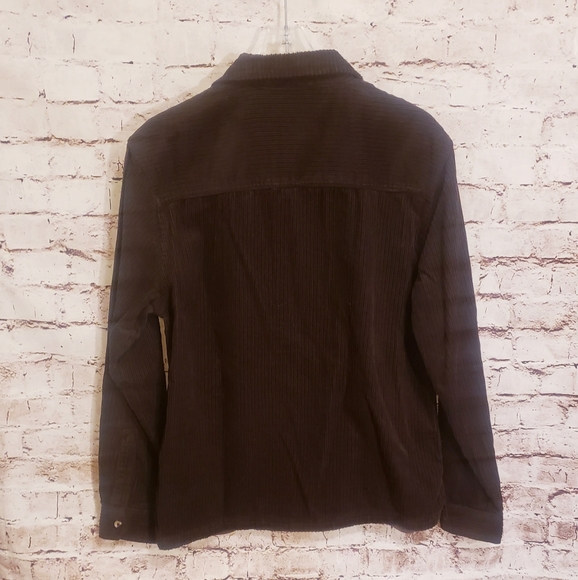 NWT Buffalo David Bitton Jafar Shacket Corduroy in Chocolate Brown Small - Picture 7 of 9